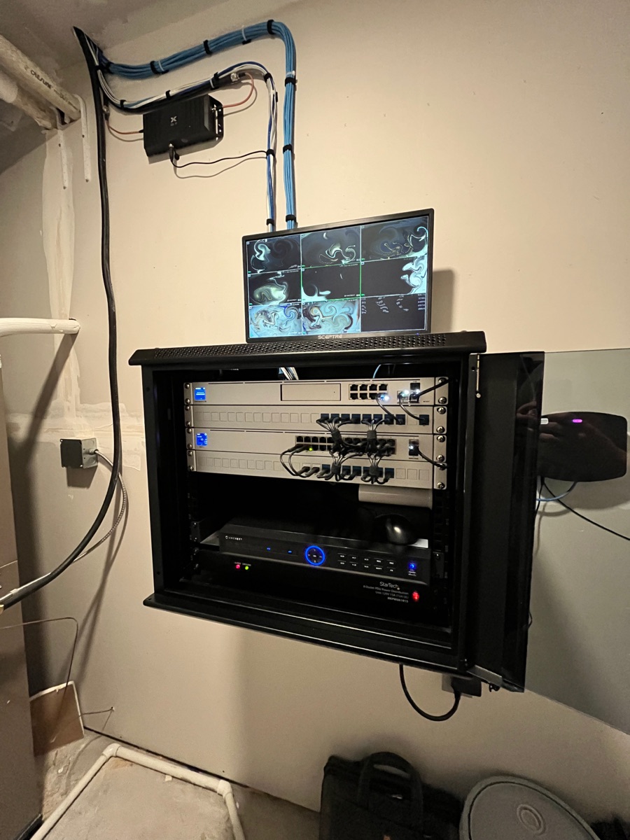 Security camera and NVR installation
